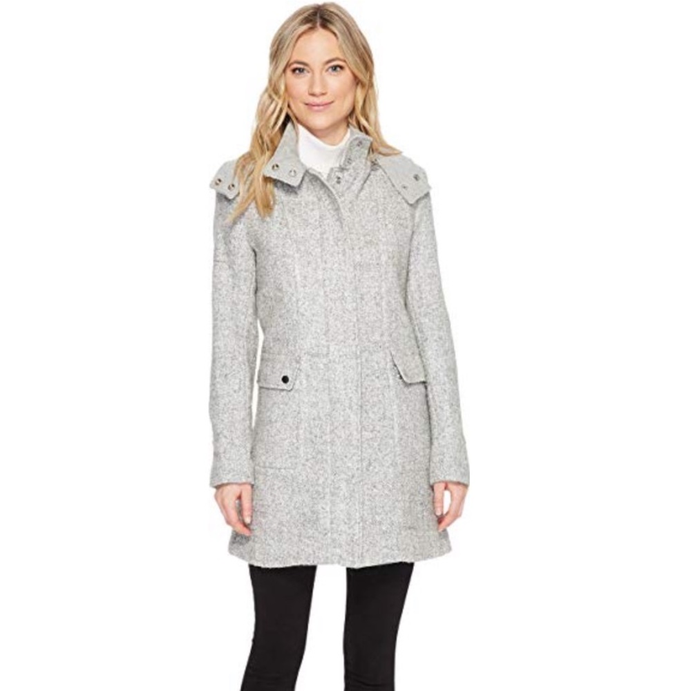 Kenneth Cole novelty wool duffle coat